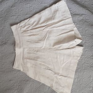 High Waisted Linen Shorts